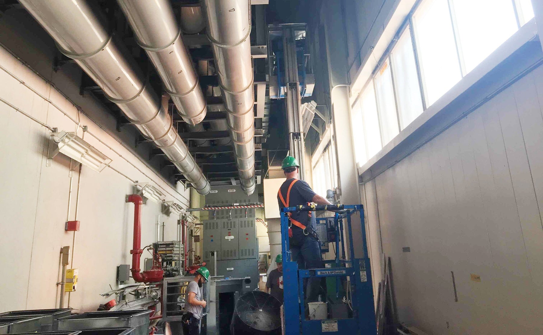 Critical industrial building ventilation upgrade